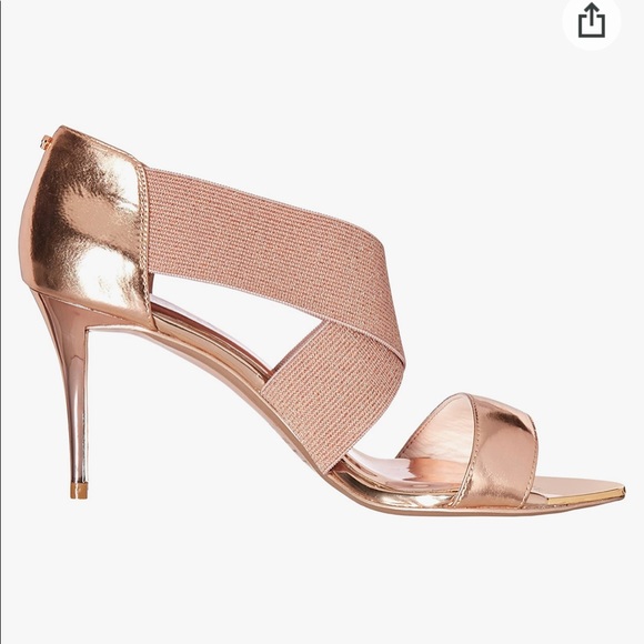 Brand New; Never Worn Ted Baker “Leniya” Rose Gold Shoes. Size 9.5. - Picture 5 of 7